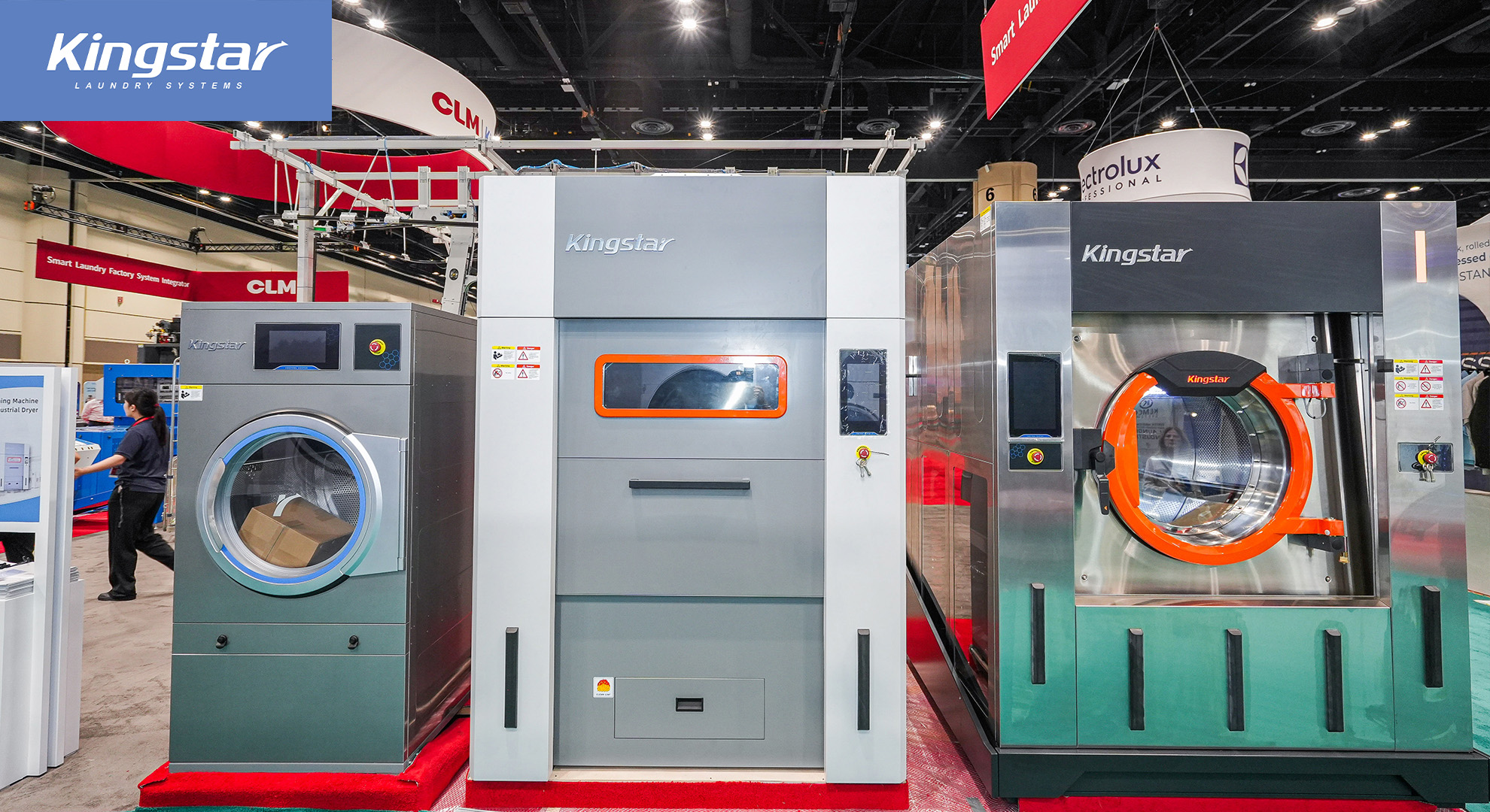 Kingstar Laundry Equipment Rozsvítího Čisté Show 2025 S inovativNí Technologií